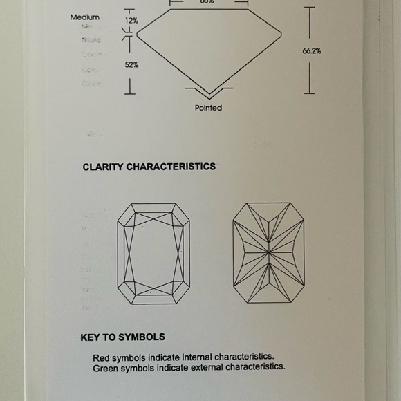 Elegant radiant cut 3 carat lab grown diamond set in 18K white gold pave ring - Picture 15 of 16